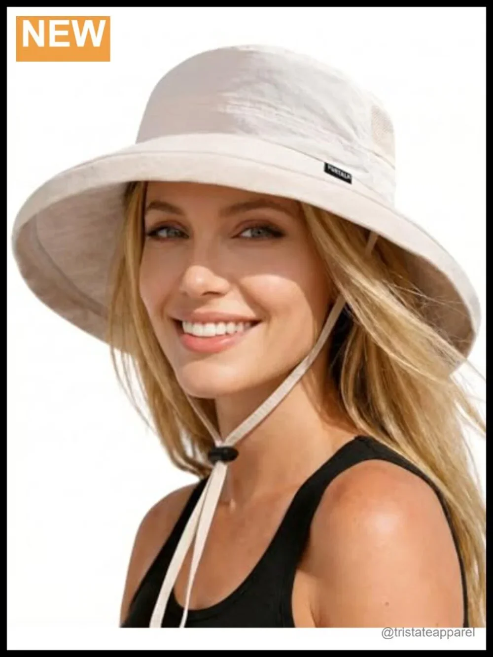 Sun Hat Wide Brim Ponytail UV Packable Hiking Travel Nylon